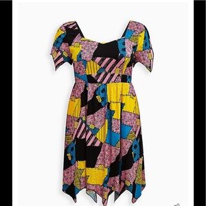 Torrid Nightmare Before Christmas Patches Dress 4 4X NEW